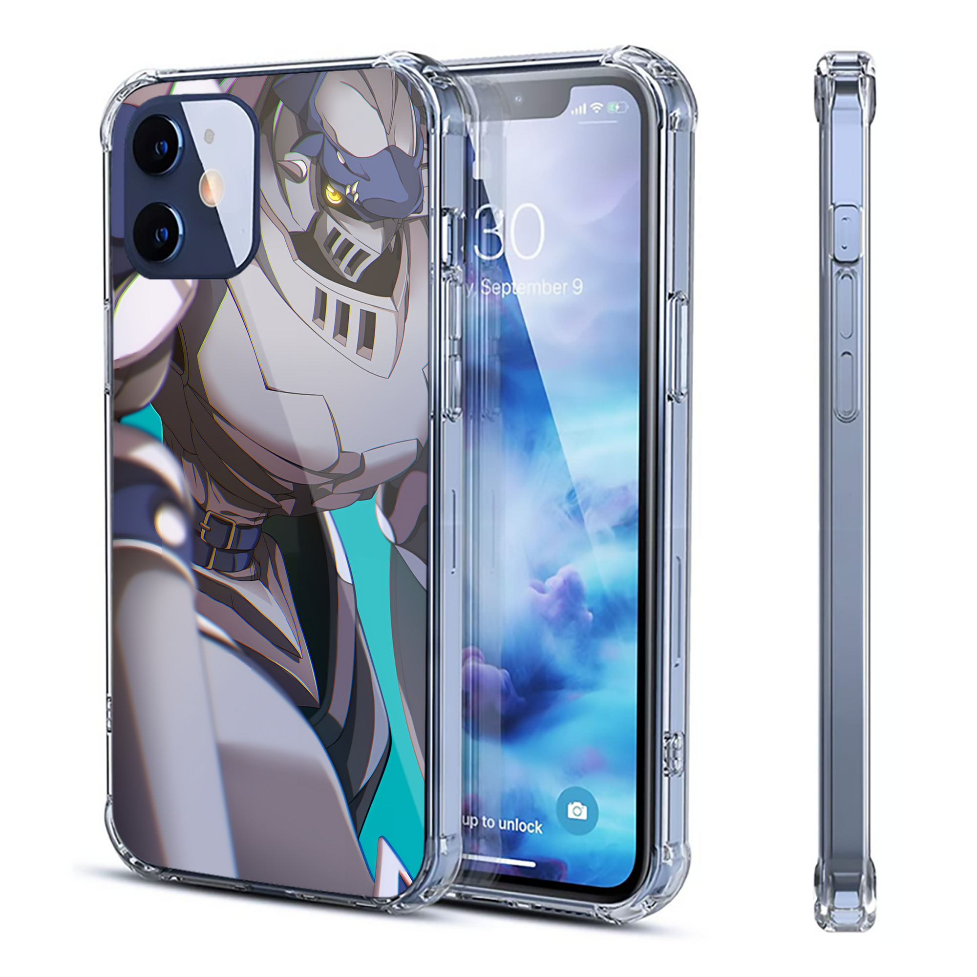 （画像用） Digimon デジタルモンスター/デジモン 【iPhone 12シリーズ対応】透明スマホケース（クリアソフトケース）